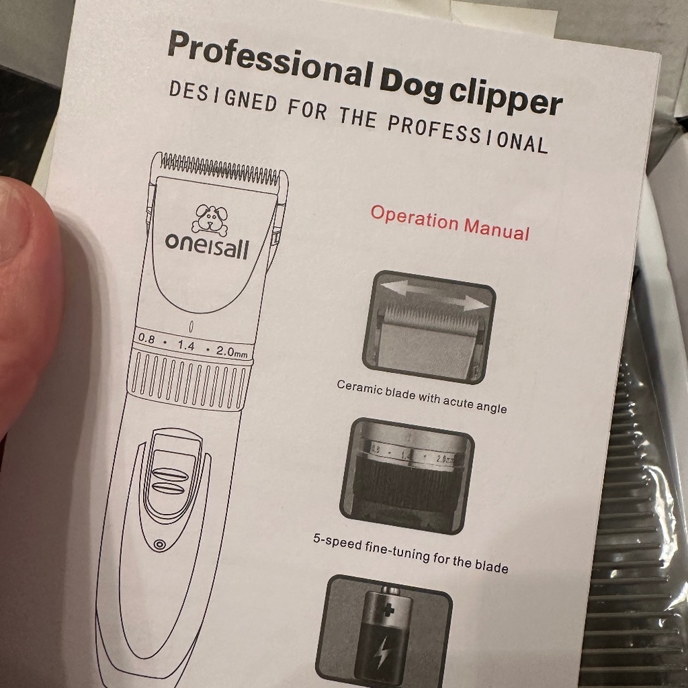 Low noise cat/ dog clipper